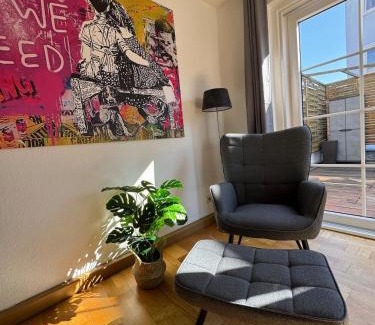 Nord-Holland Apartment | Große helle Maisonette Wohnung im Zentrum
