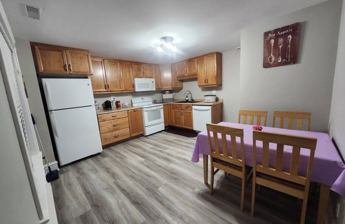 Fredericton House | Guest Suite—Pool Table, Full Kitchen, Deck