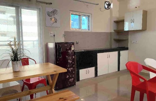 Manikonda Apartment | Happy Homes- Bright Airy Private AC 2 BHK
