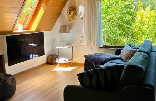 Erzgrube House | Haus Löwe - Komplettes Ferienhaus am Badesee