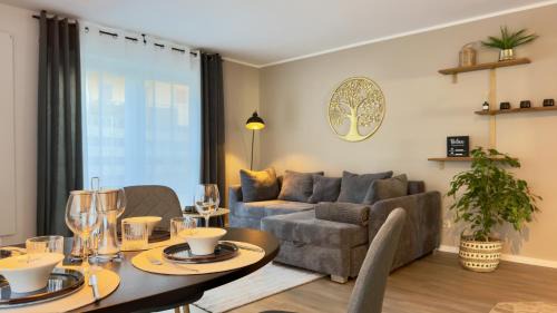 Laupheim Apartment | Haven Apartments Laupheim City WLAN Parkplatz Terrasse Balkon