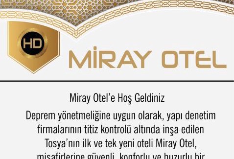 Tosya Hotel | HD Miray Otel