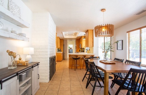 Los Alamos House | Heated pool, hot tub, walk to tasting rooms!
