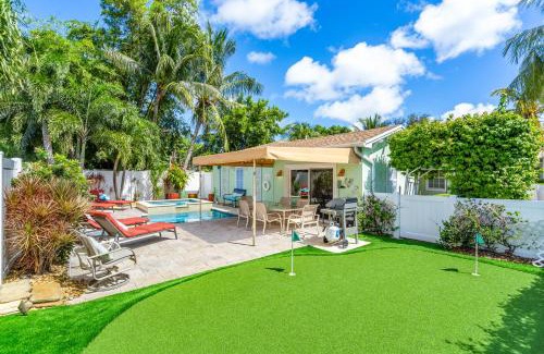 Del-Ida Park Historic District House | Heated Pool-Spa & Putting Green! Walk to The Ave, 1mi to beach!