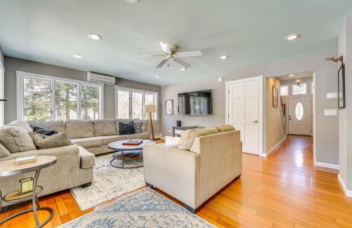 Ludlow House | Heated Saltwater Pool Riverfront Home in Ludlow