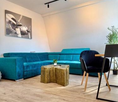 Burgeresch Apartment | Helles Ferienhaus super zentral mit gratis Stellplätzen N162