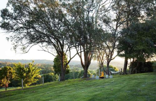 Myocum House | Hidden Byron - designer hinterland oasis with pool, fireplace and firepit