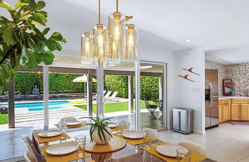 Cathedral City Cove House | High Style Home, Dreamy Saltwater Pool