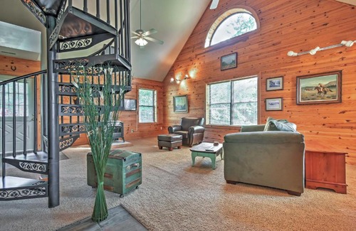 Defiance House | Hillside Cabin on 43 Acres with Private Lake and View!