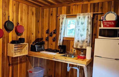 Helmsburg Cabin | "Hippy Hill" Deluxe Camping Cabin #8 Pet Friendly
