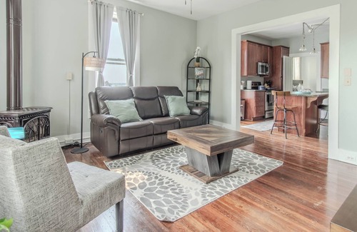 Sackets Harbor Apartment | Historic apartment in downtown Sackets Harbor with WiFi and a king bed.