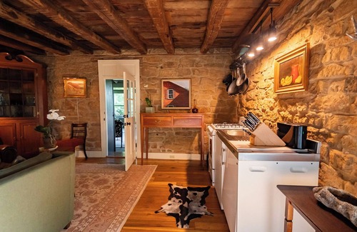 Buechel Cabin | Historic stone cabin near Bourbon Trail on private 13 acre estate property!