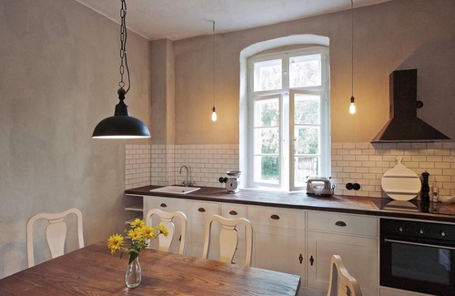 Modlich Condo | Historic vicarage directly on the Elbe dyke in Mödlich, "Garden" apartment *