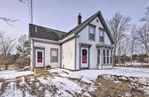Waldoboro House | Historic Waldoboro House Near Lakes, Boating, Etc!