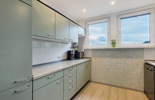 Olsberg Apartment | Holiday Apartment 'Panoramablick' with Sauna, Mountain View, Private Terrace and Wi-Fi