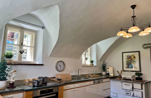 Sankt Johann im Pongau House | Holiday Home 'Bauernhaus Höllwart' with Mountain View, Private Terrace and Private Garden