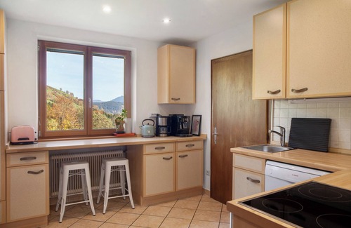 Oberau House | Holiday Home 'Blueberry Haus Im Moos' with Mountain View, Shared Terrace and Wi-Fi