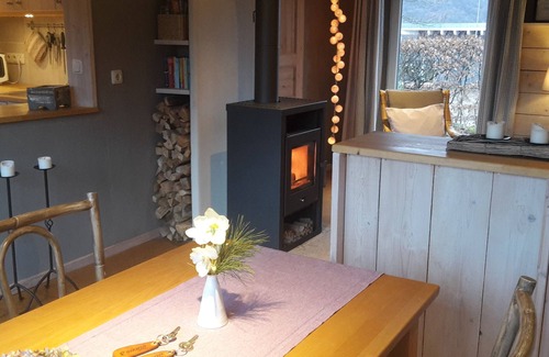 Bodenfelde House | Holiday home complex Hilkenberg: House 3 with fireplace and. wild and romantic garden