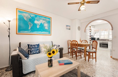 Playas del Palo House | Holiday Home 'Coral Beach' with Sea Views, Wi-Fi and Air Conditioning