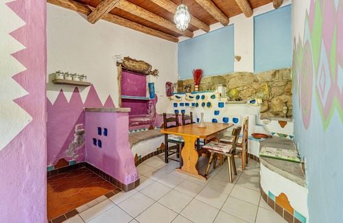 Arbus House | Holiday Home "La Quercia" with Mountain View, Terrace & Shared Garden