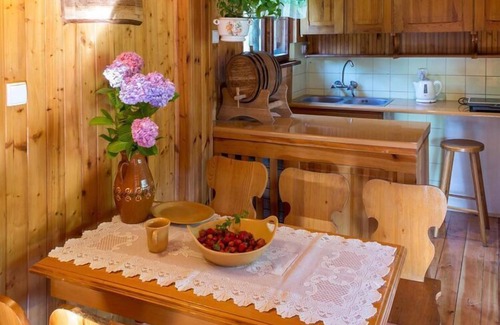 Borzestowska Huta House | Holiday Home near Lake Radunskie with Sauna