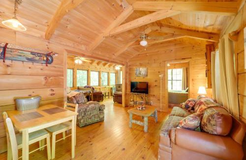 Vein Mountain House | Hot Tub and On-Site Trails Secluded Marion Cabin