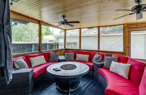Bryan House | Hot Tub and Outdoor Kitchen Stylish Home in Bryan