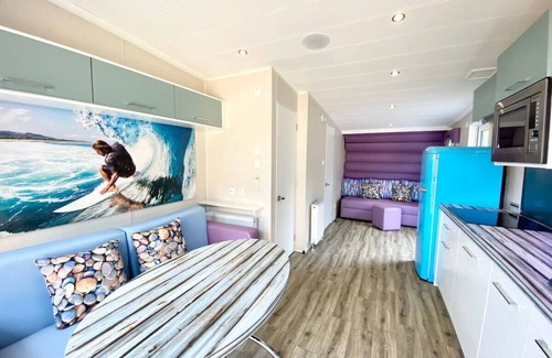 Knott End-on-Sea House | Hot Tub Caravan 3 - 2bed family camping/bbq