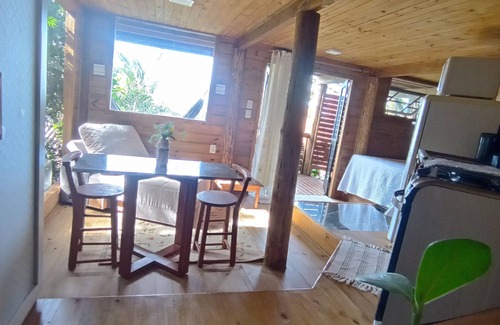 Pedrita Ski Chalet | House+cottages in Floripa with sea view and hot tub/unique view
