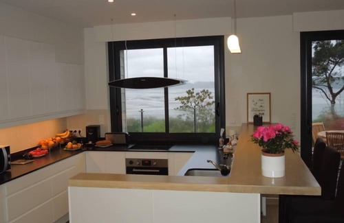 Saint-Cast-le-Guildo House | House with breathtaking view on the sea at 100m, large garden with tennis court.
