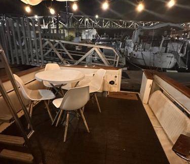Sant Adria de Besos Boat Rental | Houseboat ∙ 1 bedroom ∙ 2 guests