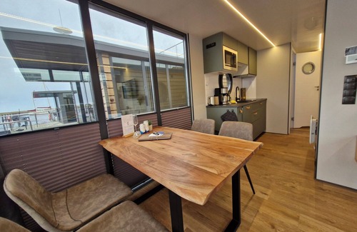 Wendtorf Boat Rental | Houseboat Fjord Cirrus with bio sauna and roof terrace in Wendtorf