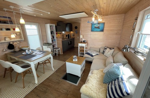Schleswig Boat Rental | Houseboat Walfisch for 5 pers, with roof terrace in Schleswig