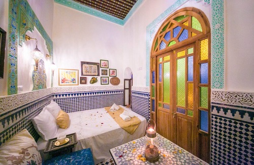 R'habet Zbib House | Ideally located in the heart of Fez, this historic building built in 1350