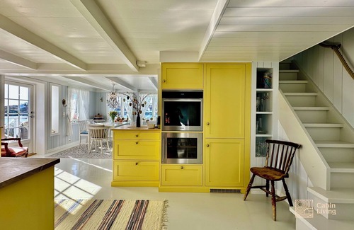 Lillesand House | Idyllic seaside cabin w/sauna & private dock