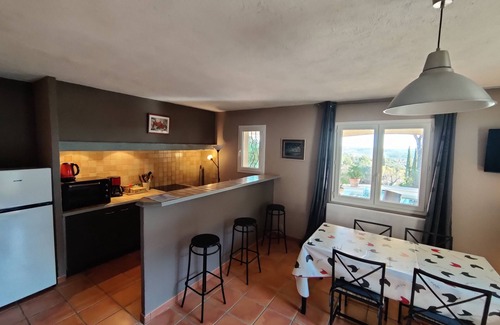 Combaillaux Apartment | Independent apartment in Languedoc villa with panoramic views