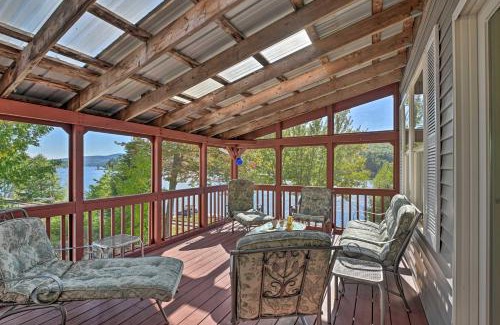 Lucerne-in-Maine House | Inviting Lakefront Home Seasonal Boat Dock!
