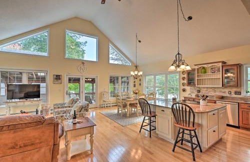 Lucerne-in-Maine House | Inviting Lakefront Home Seasonal Boat Dock!