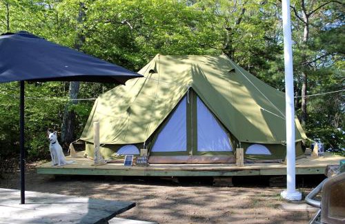 Monmouth House | Island Glamping Oasis: Whole Island Vacation Rental on a Lake in Monmouth, Maine