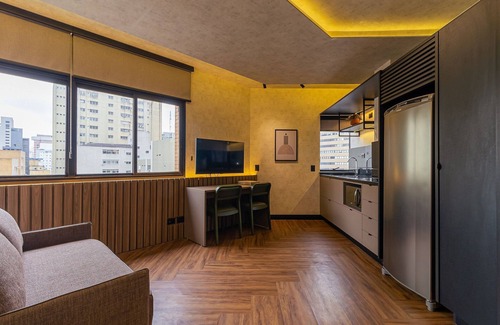 Jardim Paulista House | Jardins flat | full kitchen | parking