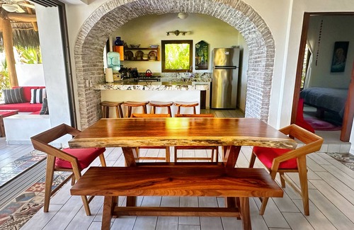 North End House | JAW-DROPPING SAYULITA BEACHFRONT home! Heated pool on perfect ocean view deck.