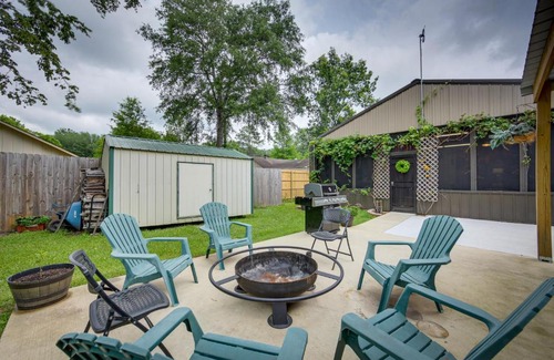 Jefferson House | Jefferson Vacation Rental with Golf Cart!