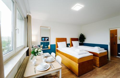 Neulobeda Apartment | Jenapartments for4 Boxspring & Smart TV & Waschmaschine