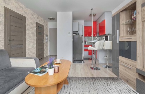 Biezanow - Prokocim Apartment | Jerzmanowskiego 2BD | Kraków | Modern Apartment | Balcony
