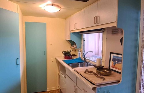 Penta-di-Casinca House | Just a stone's throw from the sea, mobile home with lovely wooden terrace Pets welcome