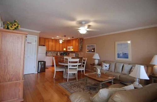 Avalon Condo | Just two short blocks to the beach, Enjoy parking your car in the off-street designated parking space and walking to restaurants and the recreation area.