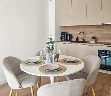 Olsztynek Apartment | Kairos Apartments -Aramis- darmowy parking, klimatyzacja