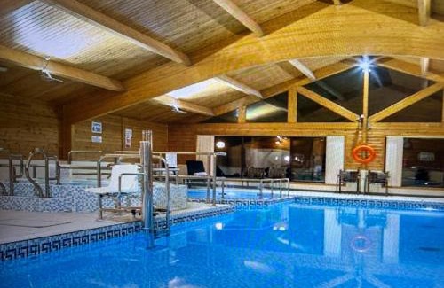 Warton Cabin | Keer Side Lodge, Luxury lodge with private hot tub at Pine Lake Resort