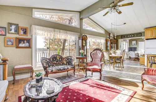 Legend Lake House | Keshena Lake House Fire Pit, Deck
