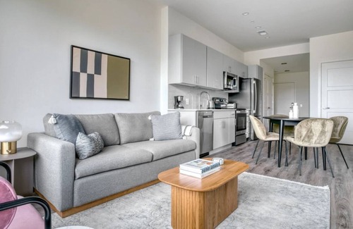 Alexandria West Apartment | King Suite with coffee bar that provides a wonderful living experience!